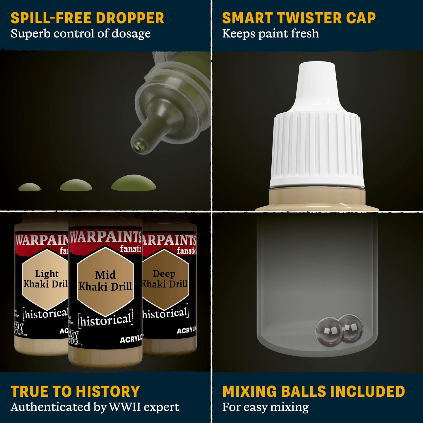 The Army Painter - Warpaints Fanatic - Historical: WWII British 8th Army Paint Set