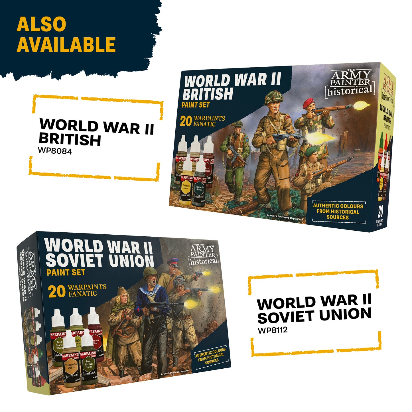 The Army Painter - Warpaints Fanatic - Historical: WWII British 8th Army Paint Set