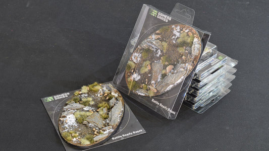 Gamers Grass - Battle Ready Bases - Winter - Oval 170mm