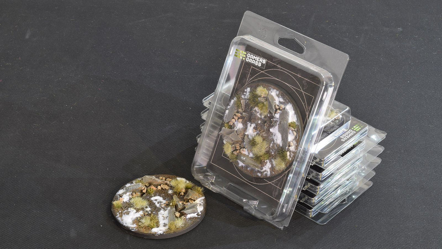 Gamers Grass - Battle Ready Bases - Winter - Round 100mm