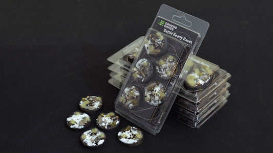 Gamers Grass - Battle Ready Bases - Winter - Round 40mm