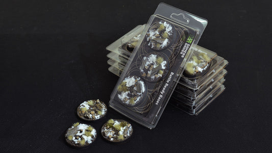Gamers Grass - Battle Ready Bases - Winter - Round 50mm