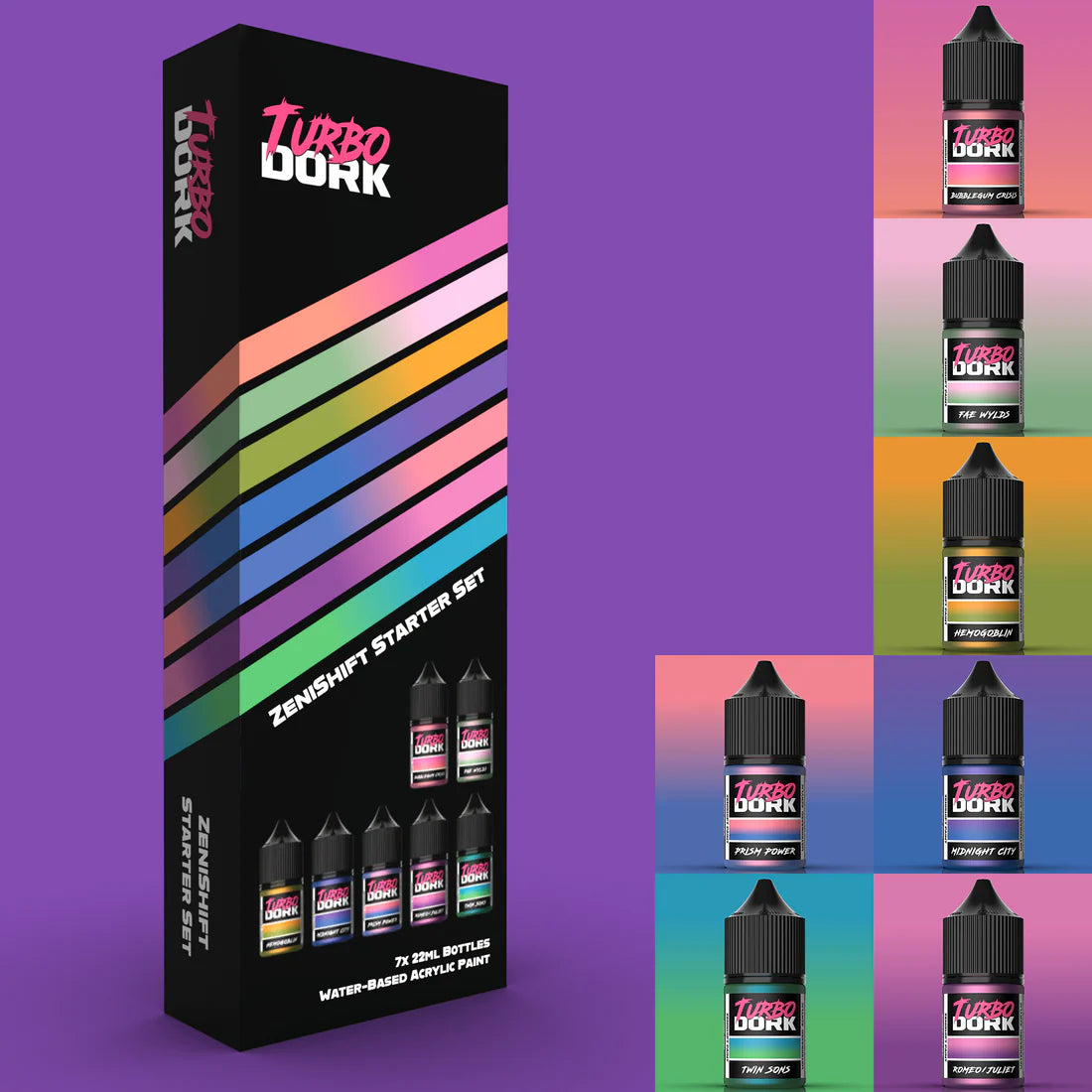 Turbo Dork - ZeniShift Starter Set - Acrylic Paint Set