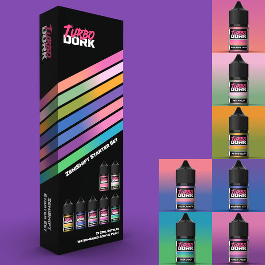 Turbo Dork - ZeniShift Starter Set - Acrylic Paint Set