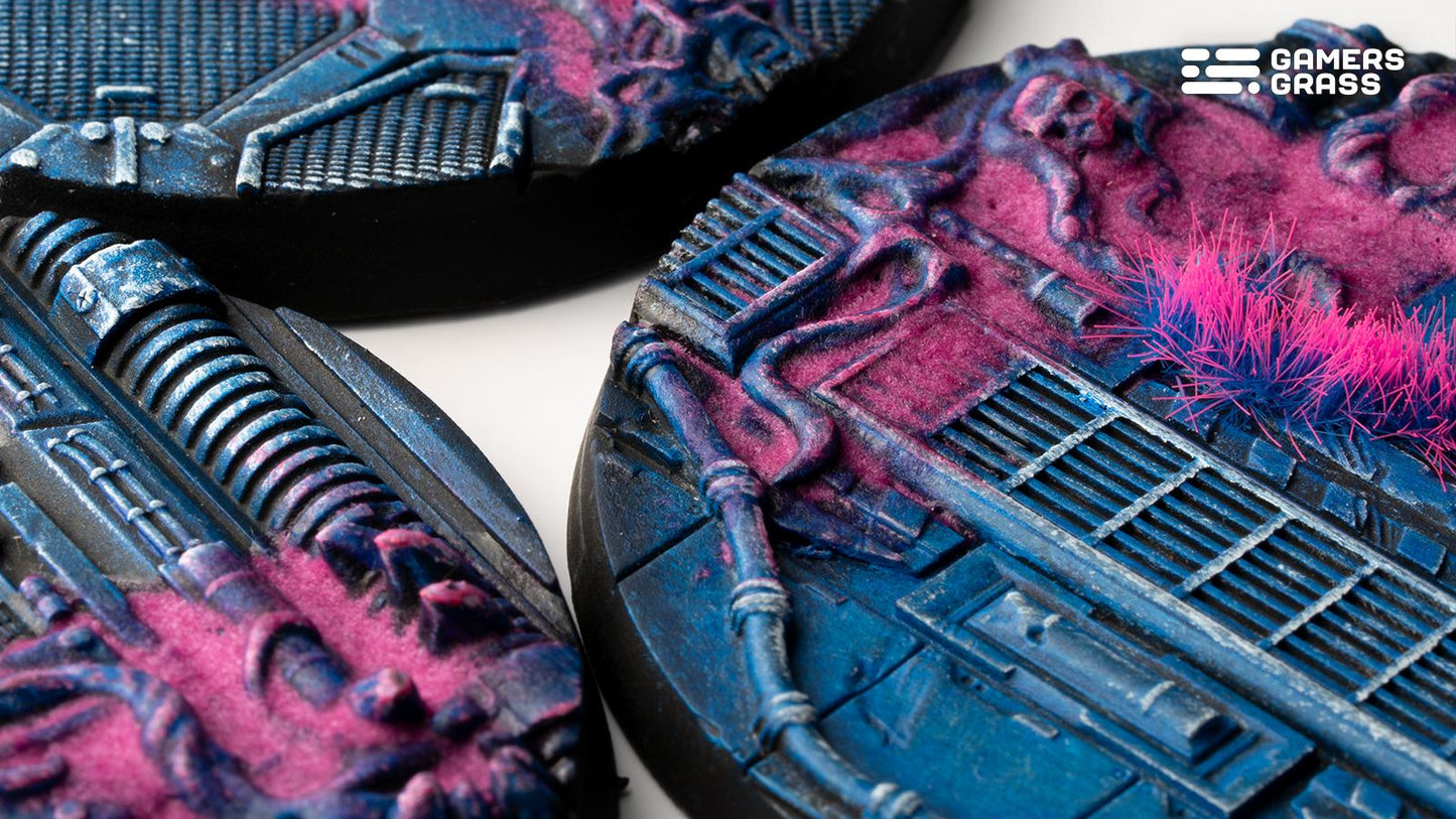 Gamers Grass - Battle Ready Bases - Alien Infestation - Round 60mm