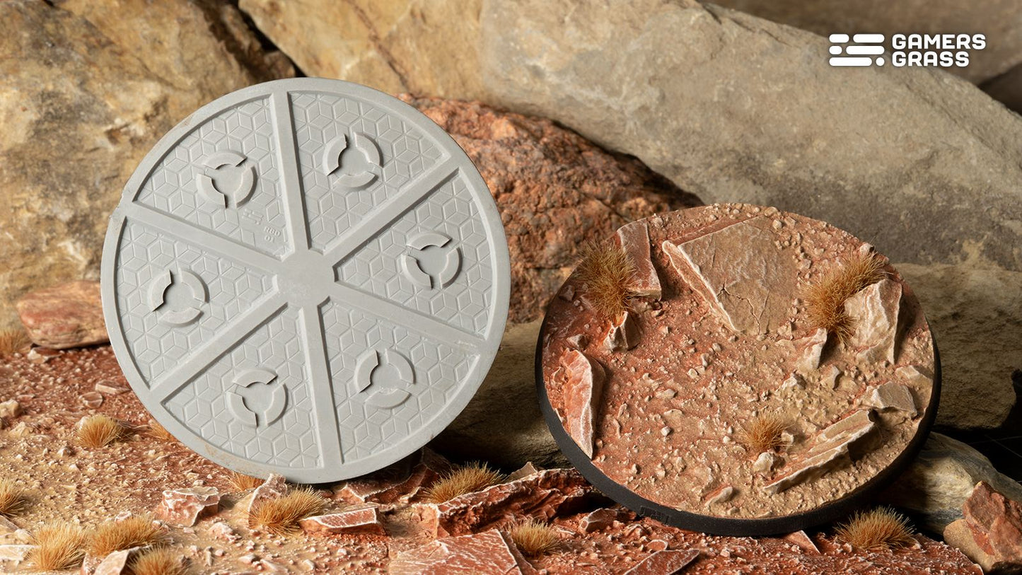 Gamers Grass - Battle Ready Bases - Badlands - Round 80mm