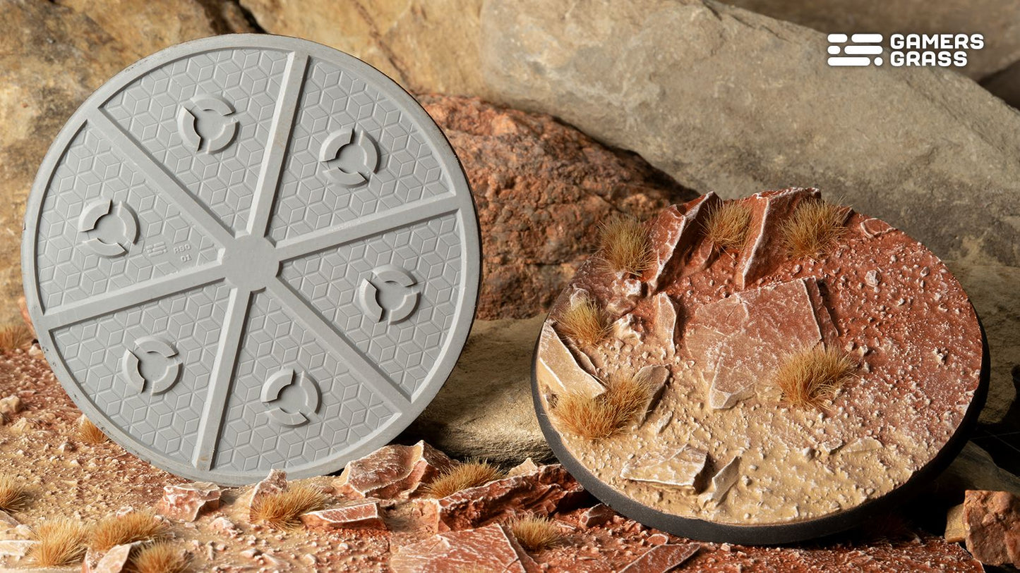 Gamers Grass - Battle Ready Bases - Badlands - Round 90mm