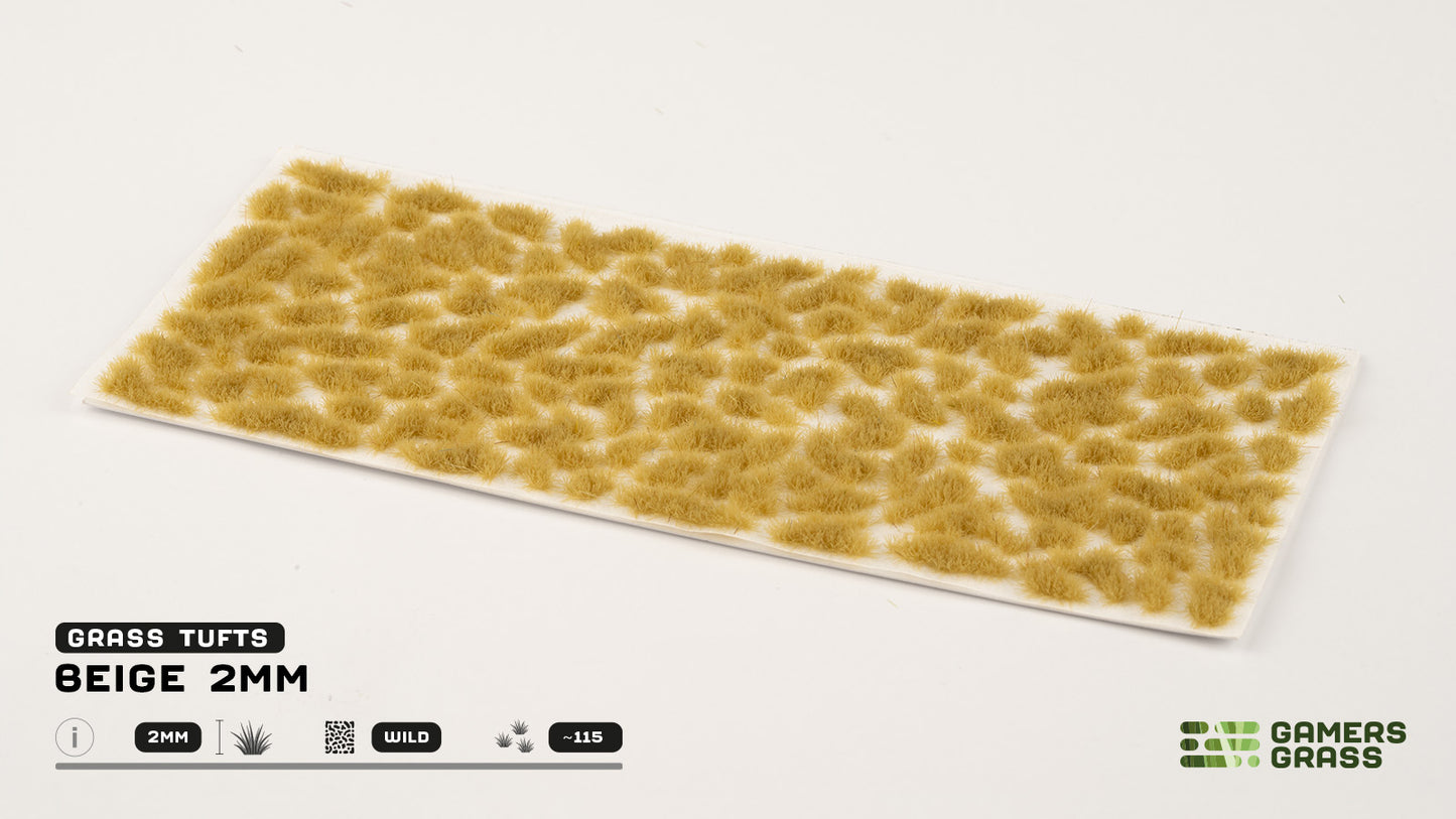 Gamers Grass - Beige Tufts 2mm