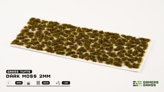 Gamers Grass - Dark Moss Tufts 2mm