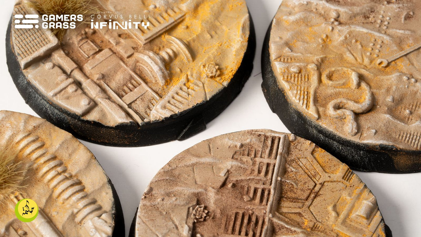 Gamers Grass - Battle Ready Bases - Infinity - Dunes of Bourak (40mm)