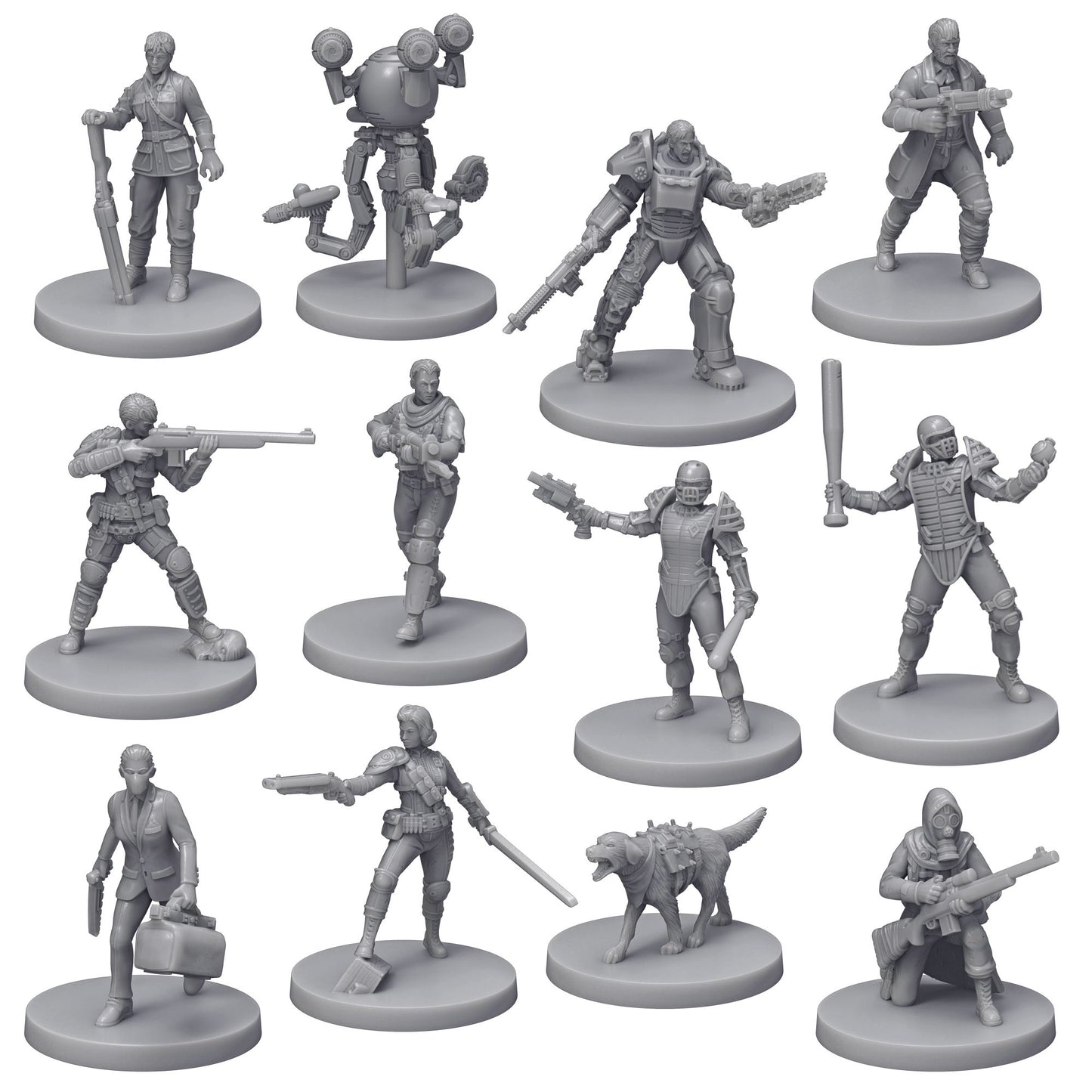 PRE ORDER - Modiphius Entertainment - Fallout: Wasteland Warfare 2nd Ed - Warbands Starter Set