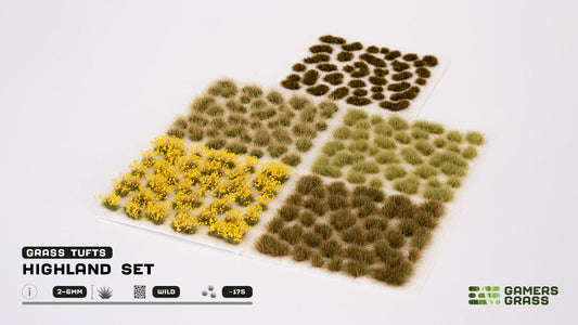 Gamers Grass - Highland Tuft Set