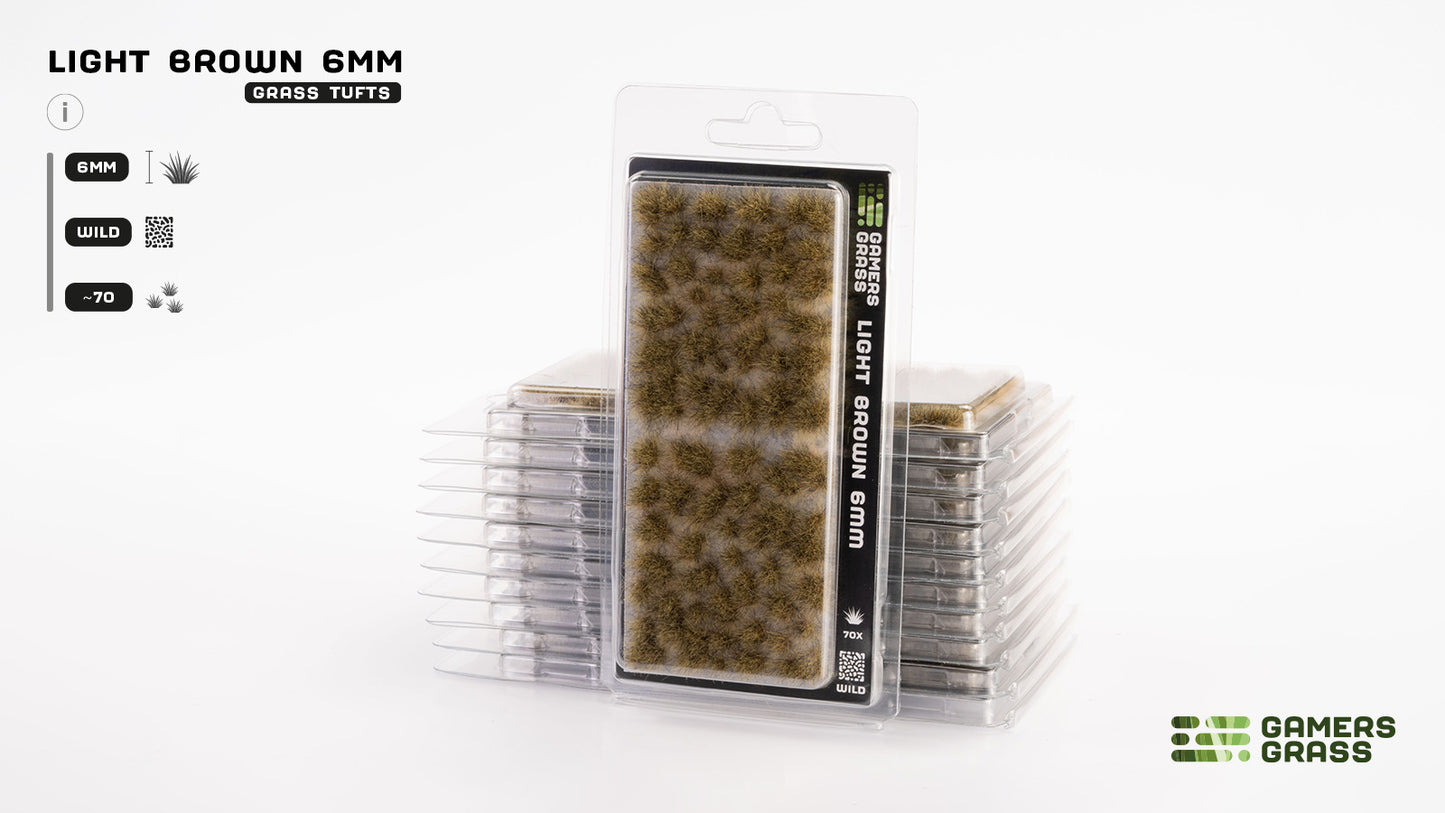 Gamers Grass - Light Brown Tufts 6mm