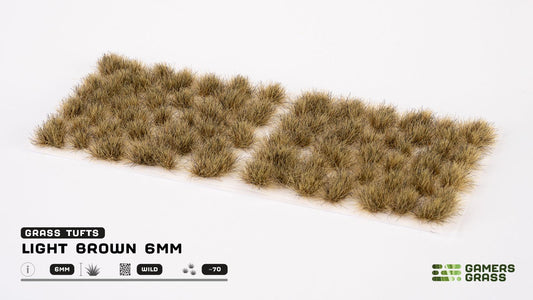 Gamers Grass - Light Brown Tufts 6mm
