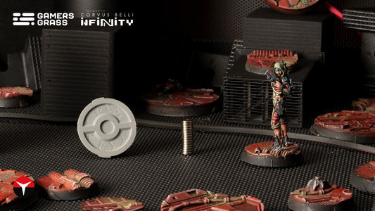 Gamers Grass - Battle Ready Bases - Infinity - Nomad Crew Deck (25mm)