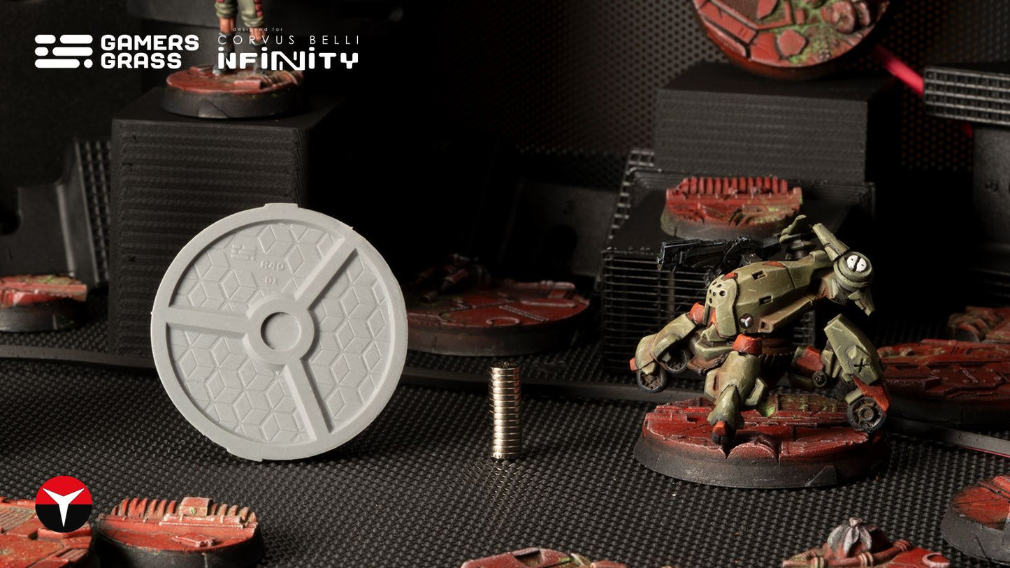 Gamers Grass - Battle Ready Bases - Infinity - Nomad Crew Deck (40mm)
