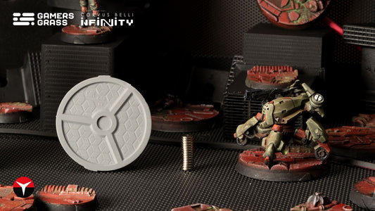 Gamers Grass - Battle Ready Bases - Infinity - Nomad Crew Deck (40mm)