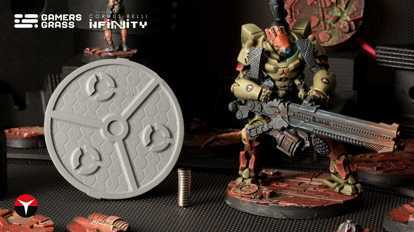 Gamers Grass - Battle Ready Bases - Infinity - Nomad Crew Deck (55mm)