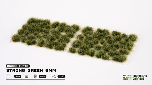 Gamers Grass - Strong Green Tufts 6mm