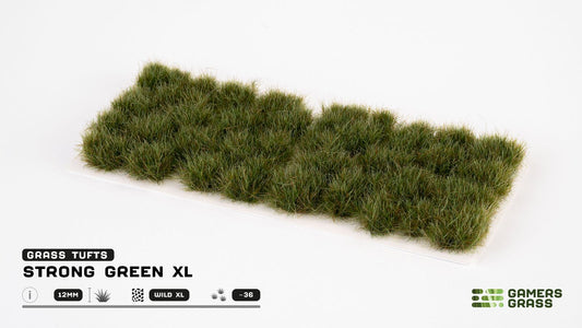 Gamers Grass - Strong Green Tufts 12mm