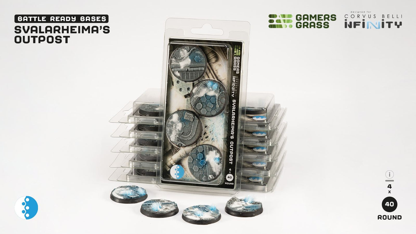 Gamers Grass - Battle Ready Bases - Infinity - Svalarheima's Outpost (40mm)