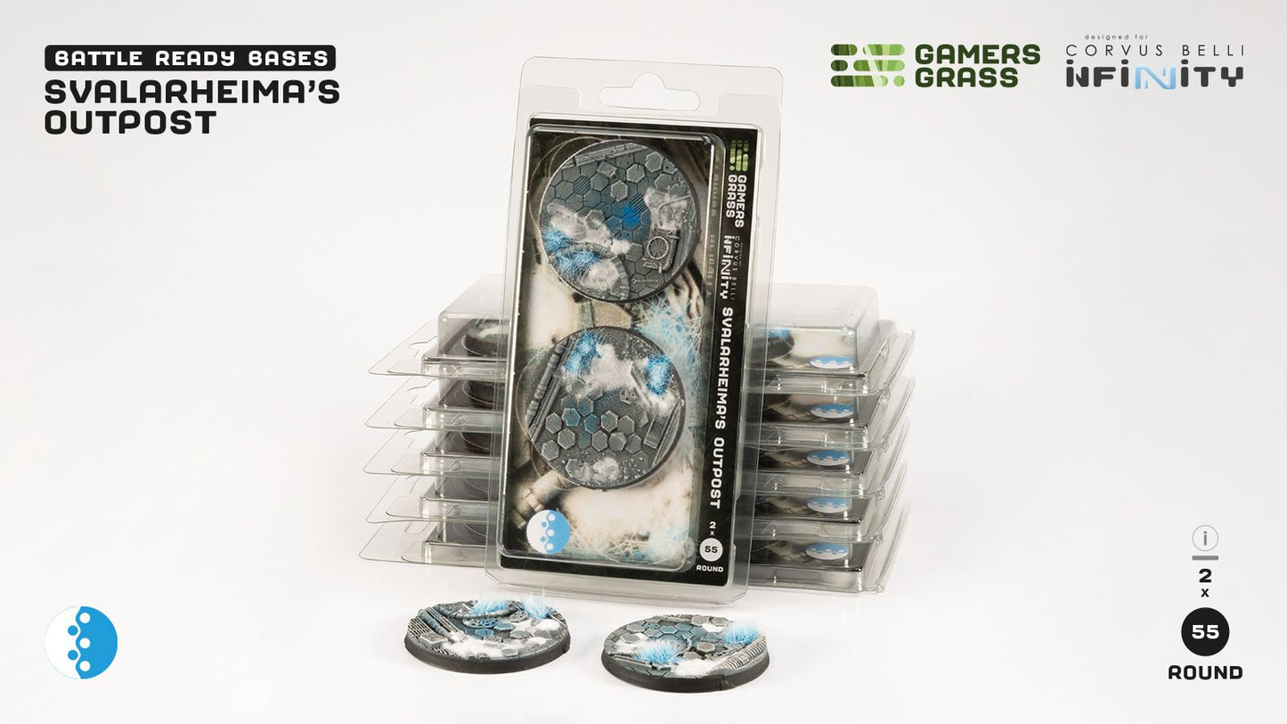 Gamers Grass - Battle Ready Bases - Infinity - Svalarheima's Outpost (55mm)
