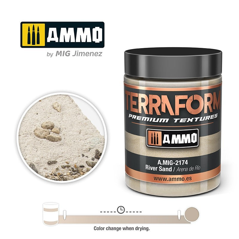 AMMO by MIG - TERRAFORM - River Sand - Texture Effect