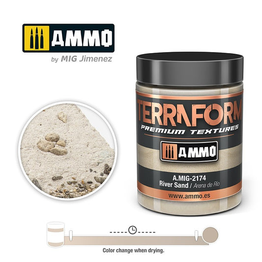 AMMO by MIG - TERRAFORM - River Sand - Texture Effect
