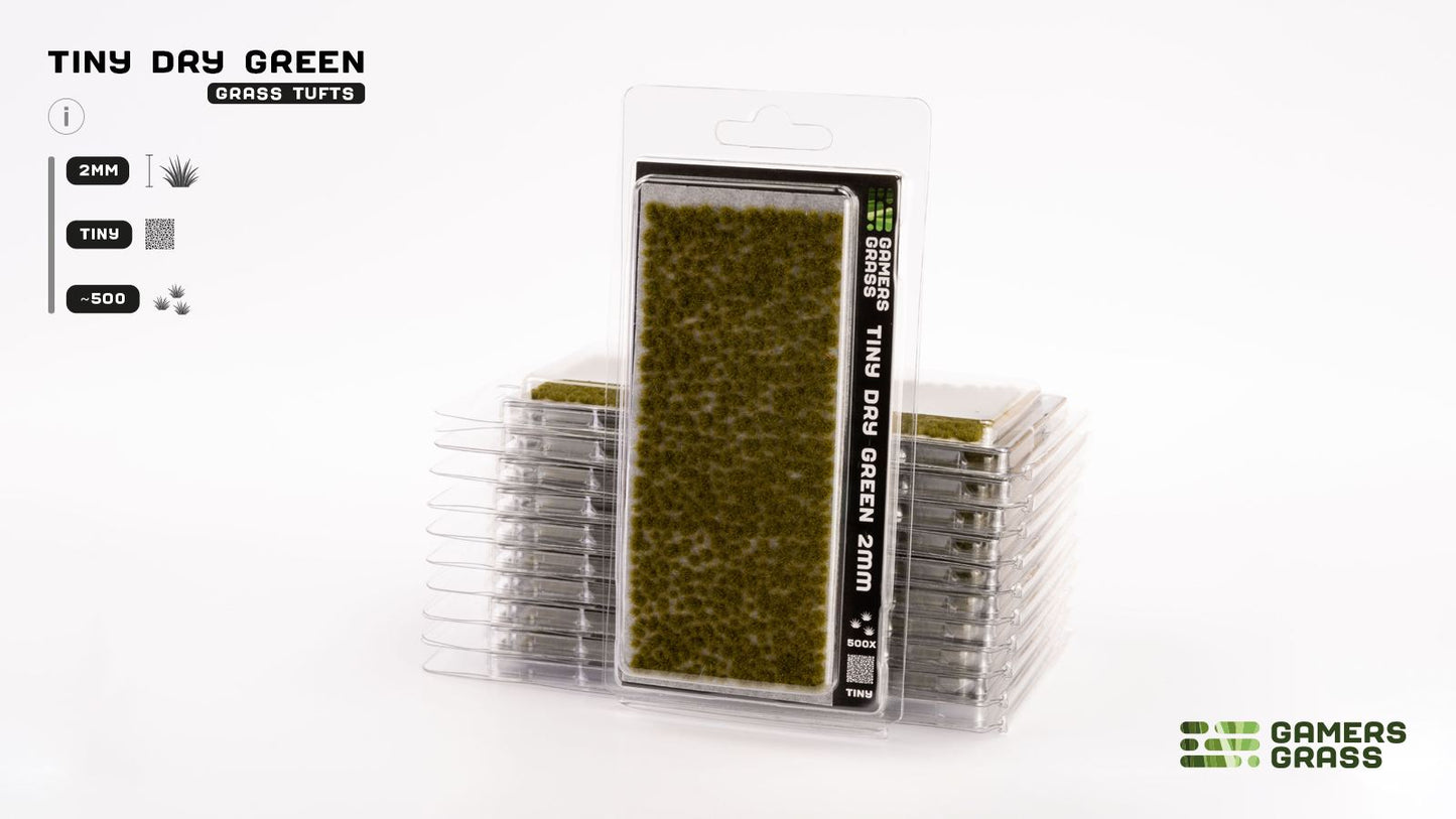 Gamers Grass - Tiny Tufts Dry Green