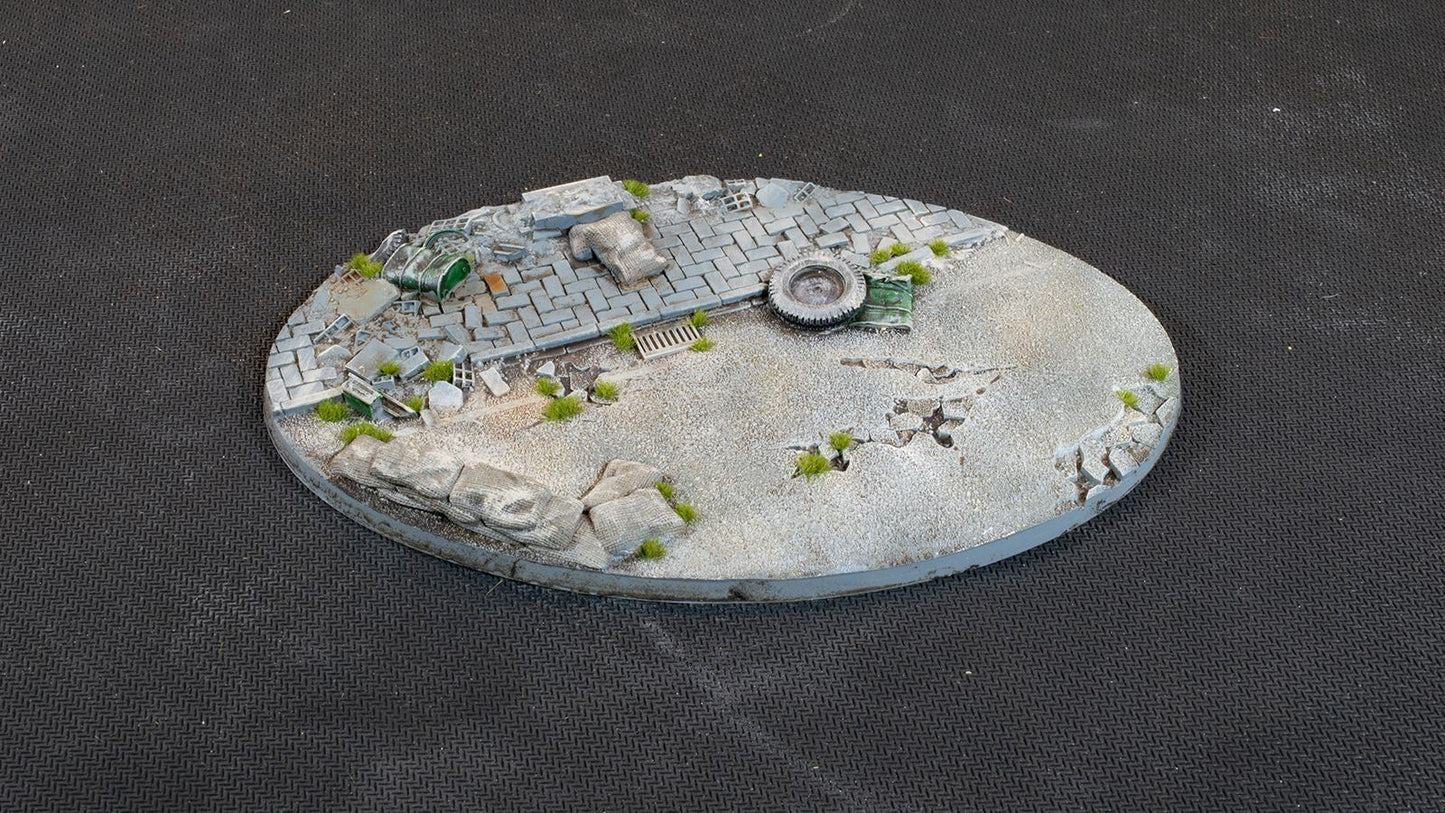 Gamers Grass - Battle Ready Bases - Urban - Oval 170mm