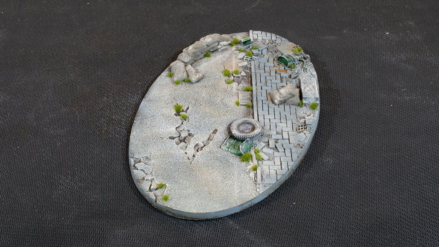Gamers Grass - Battle Ready Bases - Urban - Oval 170mm