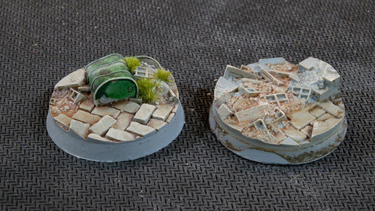 Gamers Grass - Battle Ready Bases - Urban - Round 32mm