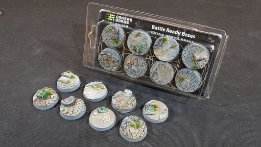 Gamers Grass - Battle Ready Bases - Urban - Round 32mm