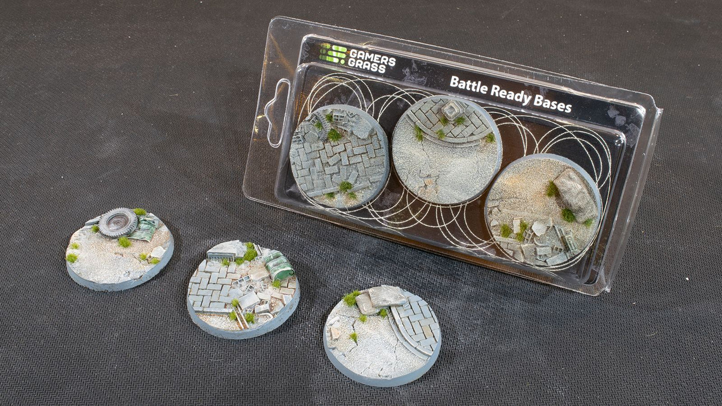 Gamers Grass - Battle Ready Bases - Urban - Round 50mm