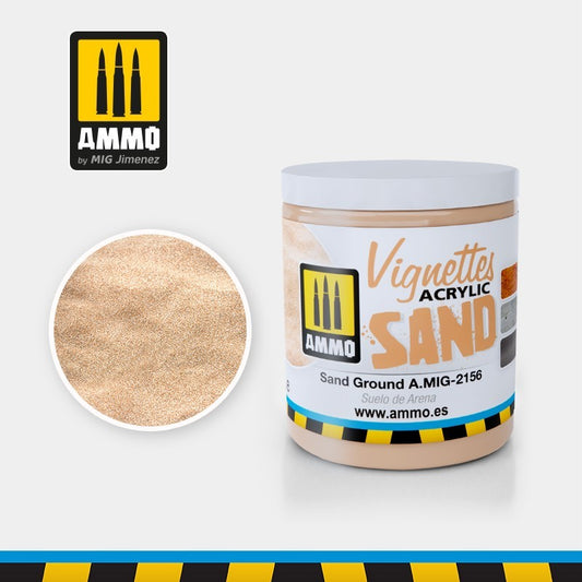 AMMO by MIG - VIGNETTES - Sand Ground - Texture Effect
